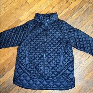 Athleta Black Quilted Puffer Jacket